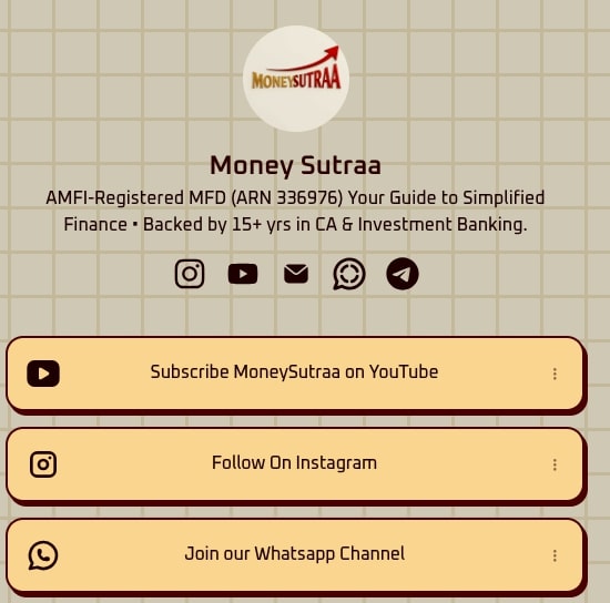 Follow @moneysutraa on Instagram